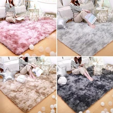 Modern Motley Plush Carpets For Living Room Soft Fluffy Rug Home Decor Shaggy Carpet Bedroom Coffee Table Mat Cloakroom Area Rug