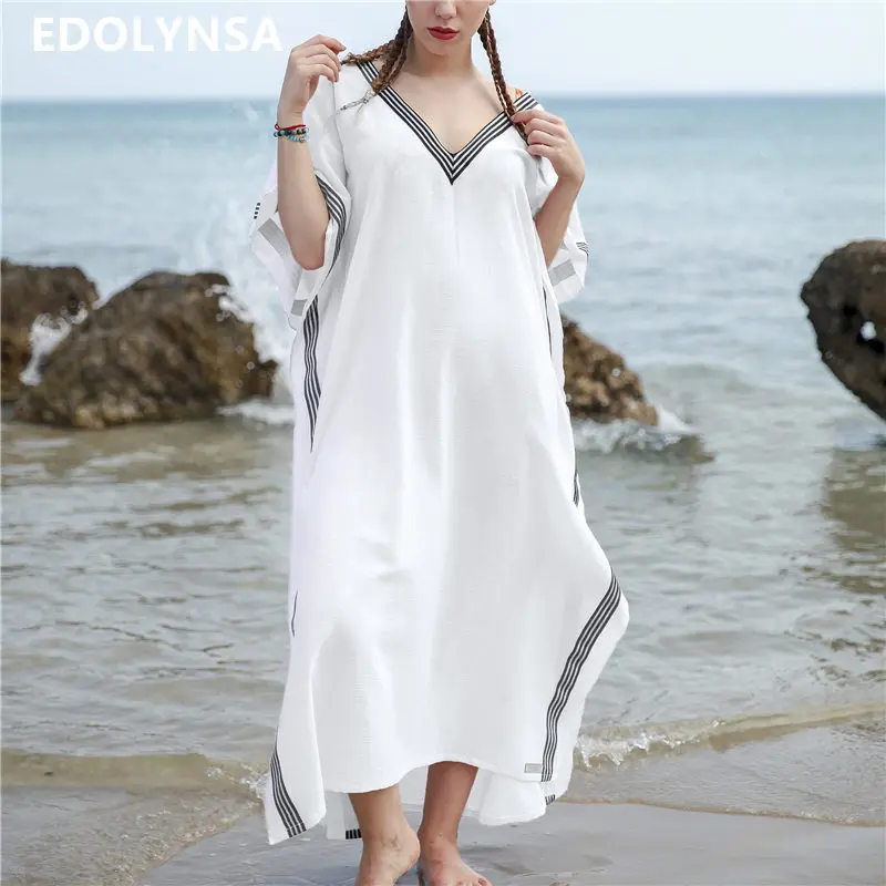 Oversize Women Clothes 2019 Plus Size Long Dress White
