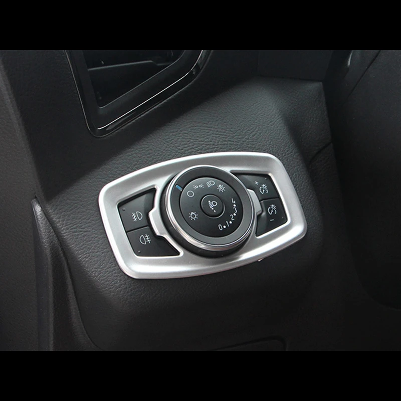 ABS Матовый для Ford Focus Kuga escape 2017 2018 аксессуары противотуманная фара переключатель