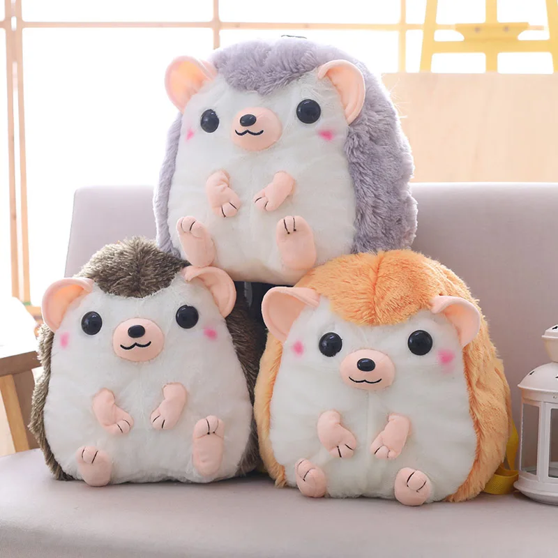 30*28 см милый плюшевый ежик Игрушка Кукла Kawaii рюкзак с ежом мягкая игрушка детская