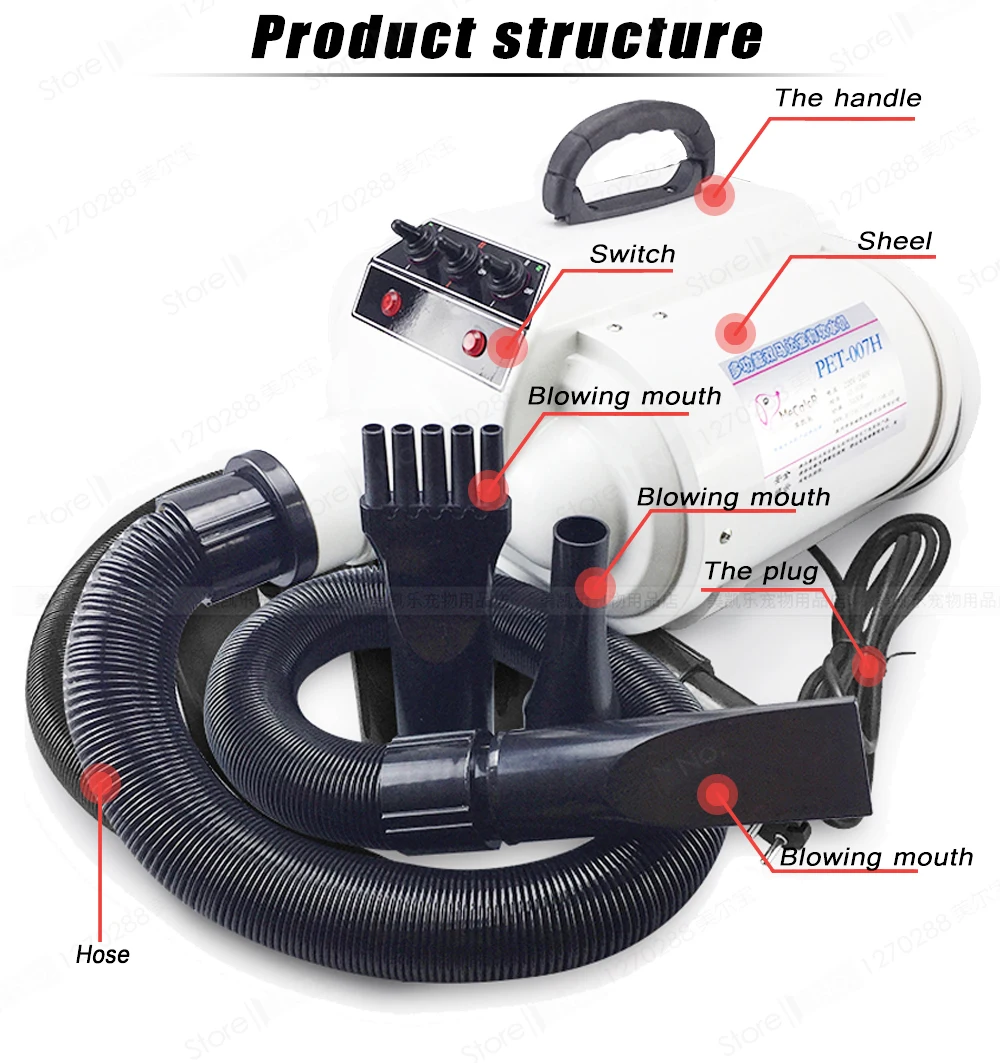 Новинка,, брендовый фен для домашних животных, сушилка для ухода за собакой/кошкой/воздуходувка, двойной двигатель, ветровая машина, сушилка для одежды для домашних животных, 220 В/110 В/3400 Вт