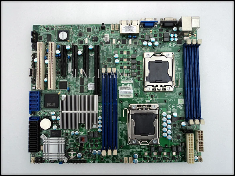 

Free shipping X8DTL-3F LGA 1366 DDR3 SATA2 Support X5650 X5670 ATX VGA X58 Motherboard Well Tested Working