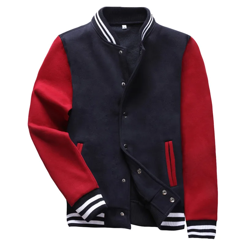 2018 New Men Baseball Jacket Bomber Jacket Coat Men Sweaters Stand