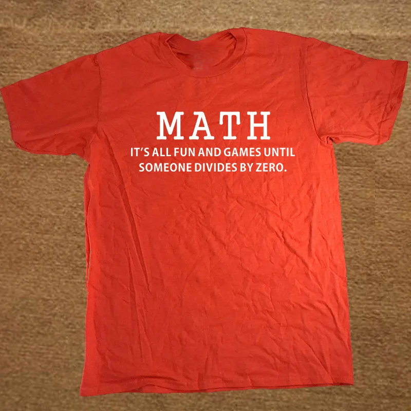 Verano nueva Premium matemáticas todo diversión y juegos Divid T camisa de los hombres novedad camiseta divertida ropa de hombre de manga corta Camisetas camiseta Verano nueva Premium matemáticas todo diversión y juegos Divid T camisa de los hombres novedad camiseta divertida ropa de hombre de manga corta Camisetas camiseta