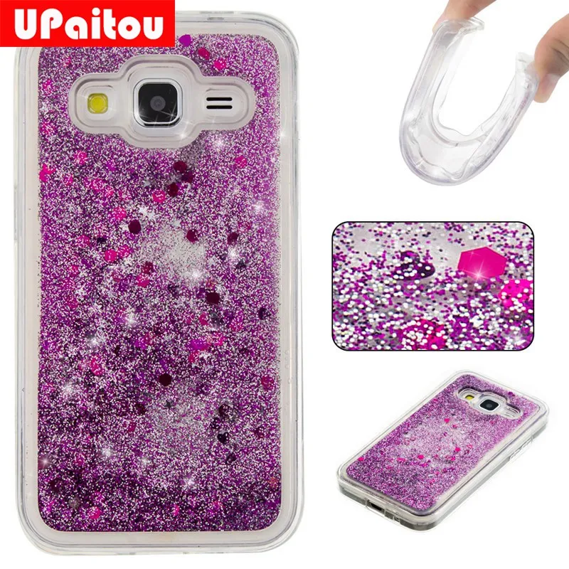

UPaitou Dynamic Liquid Glitter Cases for Samsung Galaxy Core Prime G360 G361 Quicksand TPU Cases for Samsung G360H G361H Cover