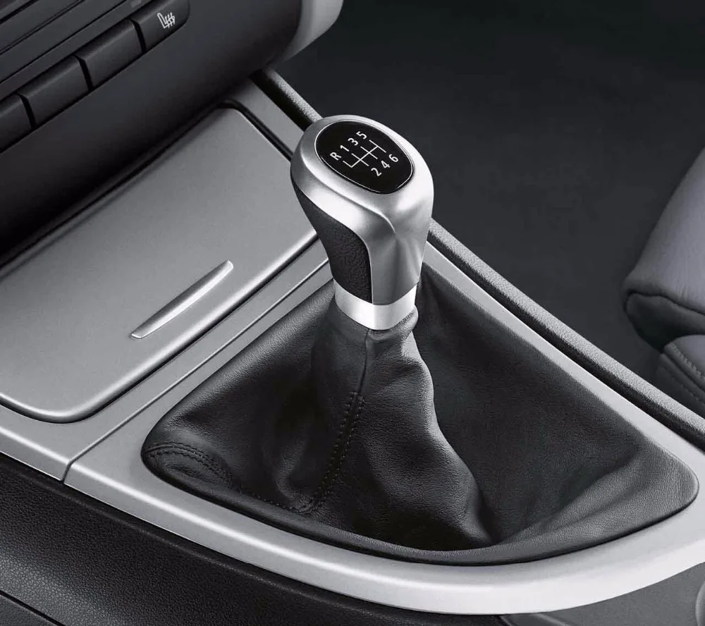 

5speed 6speed Car Shift Knob Gear Knob With Leather Boot For Bmw 1 Series X1 E81 E82 E87 E88 Left Hand Driving With M