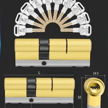 C Класс входные двери системы безопасности цилиндр замка с 10 ключами замена замка