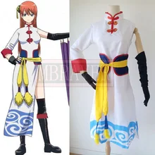 Palgantong japón anime silver soul Kagura cosplay traje
