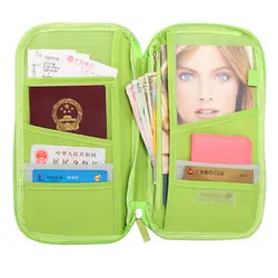 Карамельный цвет заграничного паспорта держателя карты кошелек Cash Organizer сумка кошелек мода pc0018
