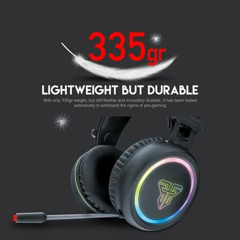 

FANTECH Pro Gaming Headset Fantech Hg15 7.1 Channel RGB Gaming Headset Noise Reduction Microphone USB Wired