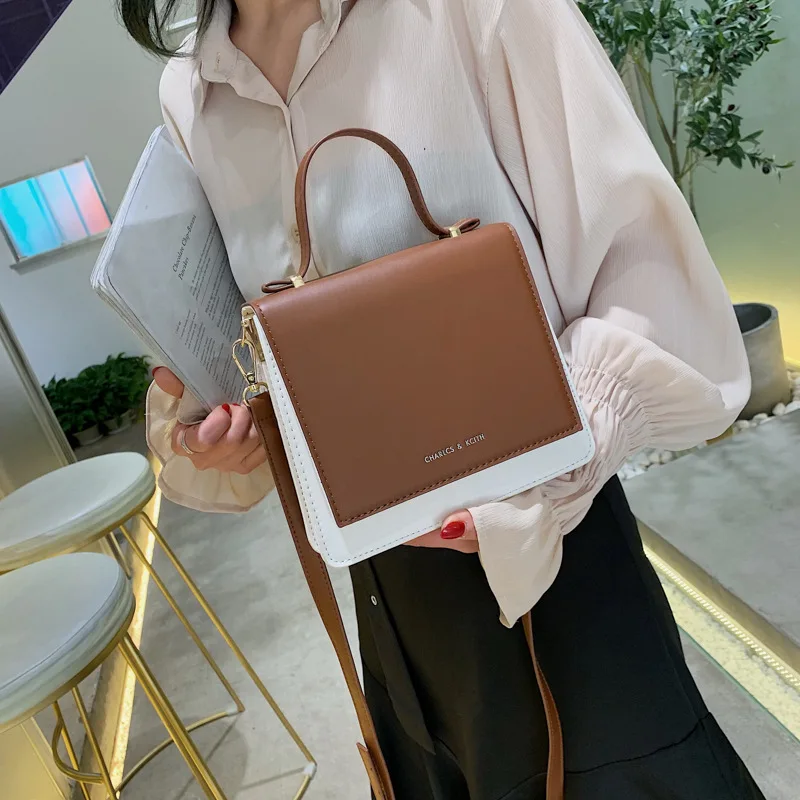 

JIHAO Brand Design New Small Bags Female PU Leather Solid Shoulder Bag Mini Flap Bags Panelled Ladies Bag Fashion Women Handbags