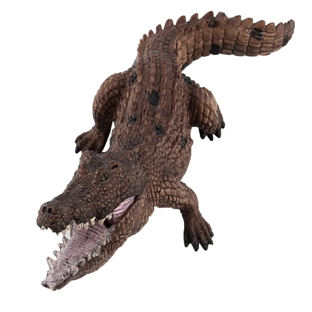 Educational Science Crocodile Animal Model Ornament Figurine Animal Model Figures Educational Toys for Children Gift Brinque B10 Educational Science Crocodile Animal Model Ornament Figurine Animal Model Figures Educational Toys for Children Gift Brinque B10