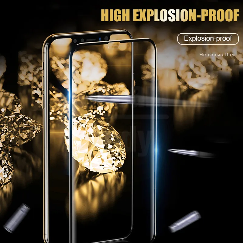 20D закаленное стекло для IPhone XR XS Max X защитная пленка для экрана для IPhone 8 7 Plus 6 6s защитное стекло