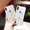 Qianliyao Real Dry Flower Glitter Clear Case For iPhone 12 Pro Max X  7 8 Plus 6 6s Phone Case For iphone 11 XR XS Max SE Cover ► Photo 2/6
