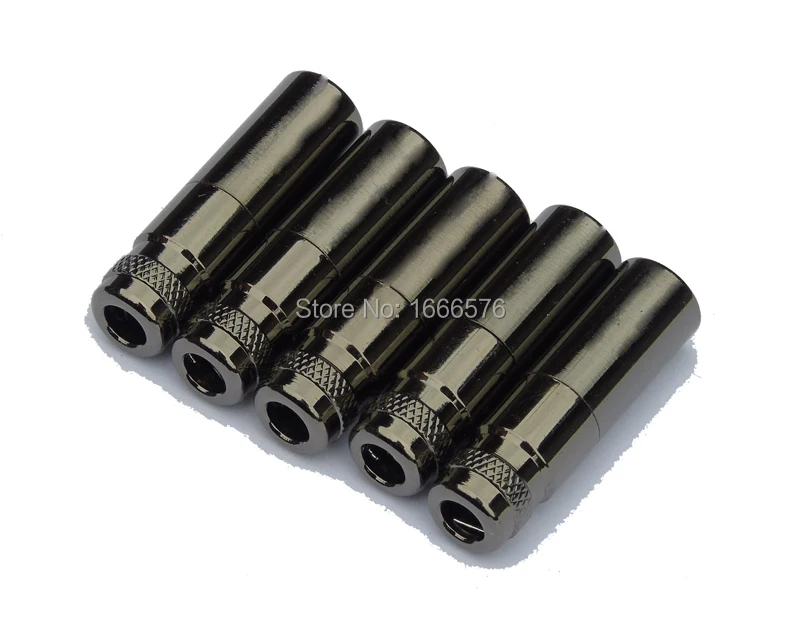 

wholesale 5 pcs/lot Connector - Mini XLR 3-Pin Male Cable Inline Plug Metal -BN