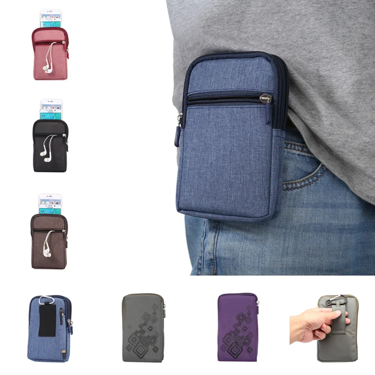 for ZTE Sonata 2 3 V3 V5 Lux V7 Max Warp Elite Hook Loop Belt Pouch Holster Case | Мобильные телефоны и аксессуары