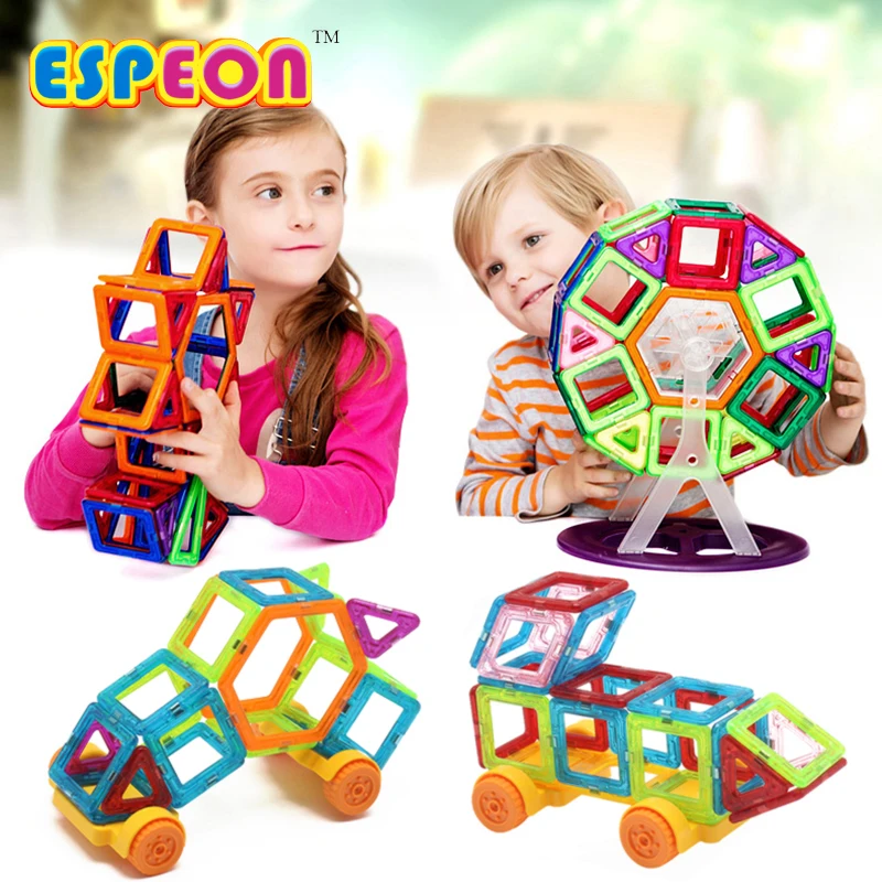 26 шт. мини Магнитные дизайнерские строительные блоки детские модели игрушки