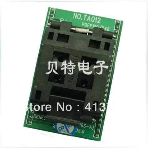 

Sirte special IC test block, TQFP100 adapter to convert TA012-B006