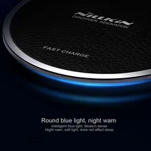 Беспроводное зарядное устройство Nillkin для быстрой зарядки Magic Disk Qi для samsung S8 S9 Plus Note 8 Lumia 950 XL Nexus 5X LG G4