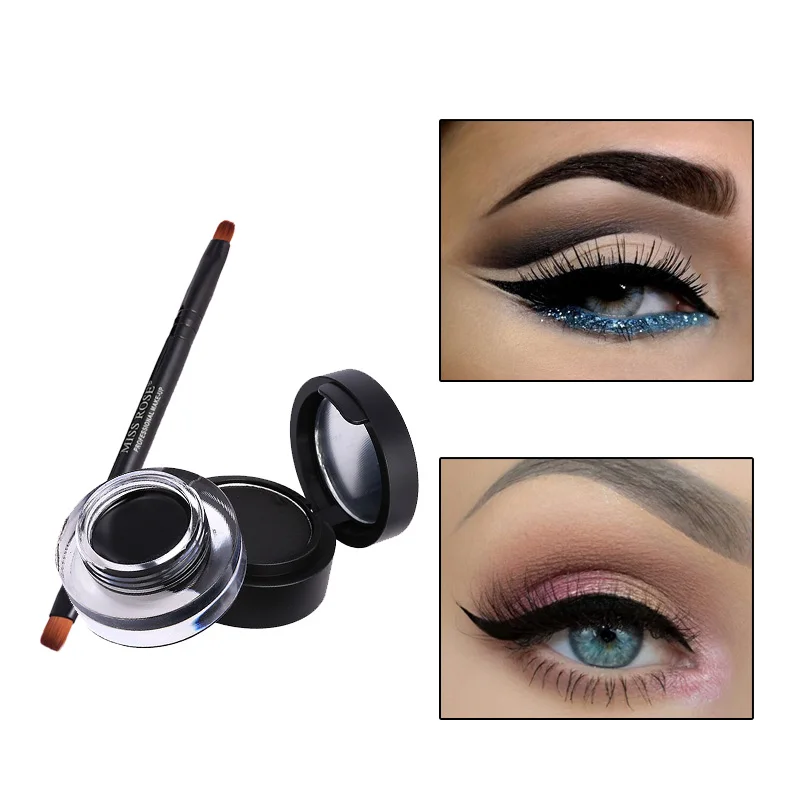 Miss Rose 2 In 1 Eyeliner Gel And Eyeliner Powder Waterproof Long