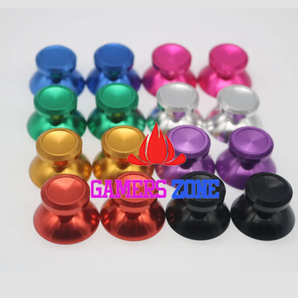 

8pairs for xbox one Aluminum Alloy Metallic Metal Analog Thumbstick for PS4 Dualshock 4 Mix colors