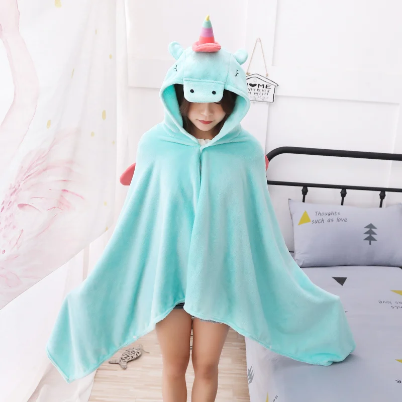 New 165CM Pink Color Style Unicorn Plush Toy Blanket Cloak Children's Toys Halloween Party Props Girl Gifts Home Decoration New 165CM Pink Color Style Unicorn Plush Toy Blanket Cloak Children's Toys Halloween Party Props Girl Gifts Home Decoration