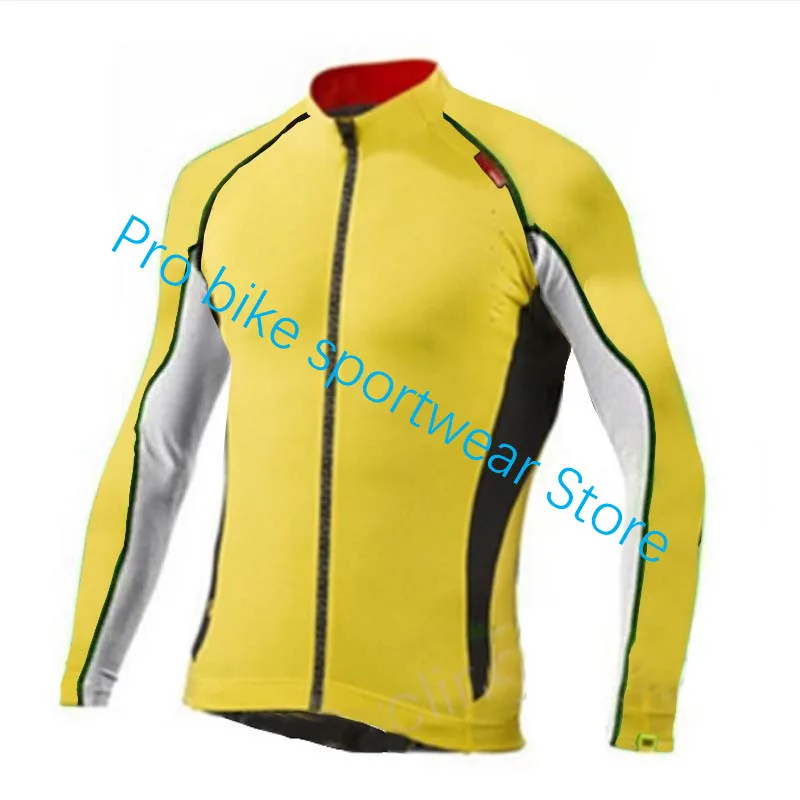 Mavic 2019 осень с длинным рукавом Велоспорт Джерси Быстросохнущий гоночный велосипед профессиональная одежда Maillot Ropa ciclismo Hombre D19
