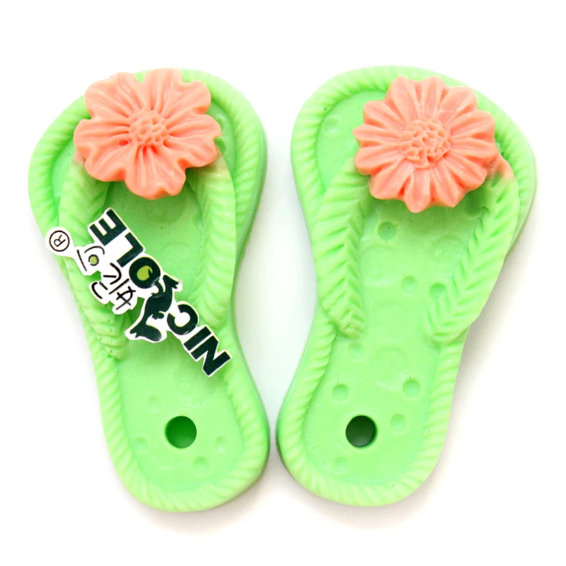 

Nicole Silicone Soap Mold 2 Holes Cute Shoe Shape Multifuction Chocolate Candy Molud