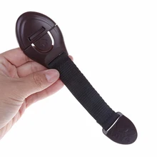 5 шт./лот, новинка, коричневый детский замок для шкафа, двери Ящики, холодильник, туалет, защитные замки для детей