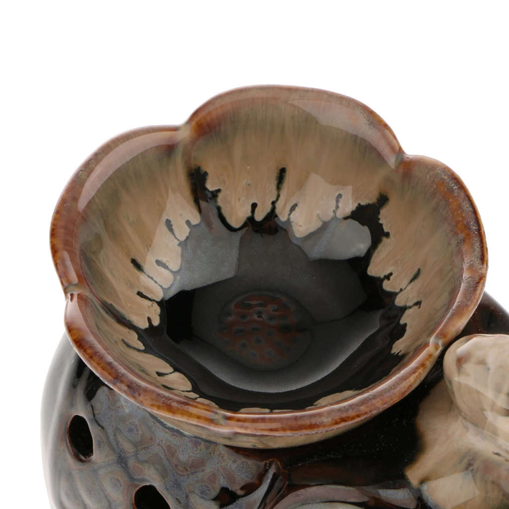 CERAMIC ELEPHANT OIL BURNER+TEALIGHT CANDLE HOLDER DECOR ORNAMENT FIMGURINES