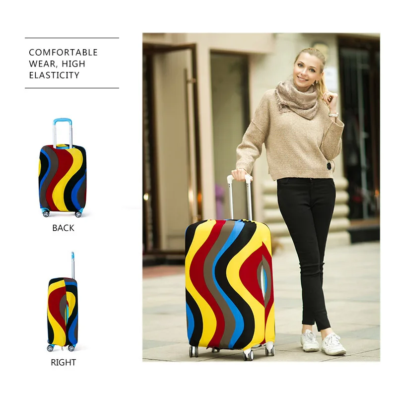 Luggage Cover Elastic Trolley Travel Suitcase Bags Cases 18 to 30 Inches Accessories