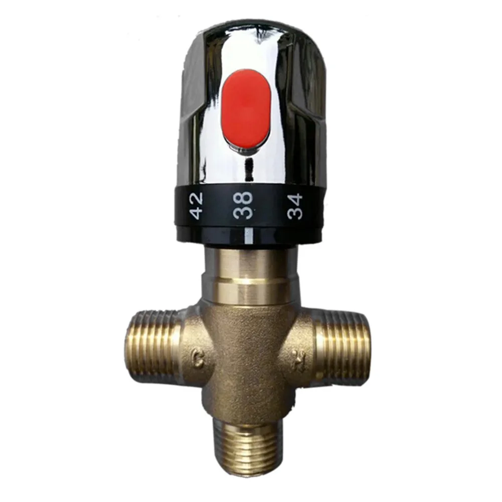 RLHQG латунный термостатический латунный клапан смеситель для ванной комнаты контроль температуры термостатический клапан для улучшения дома ванная комната