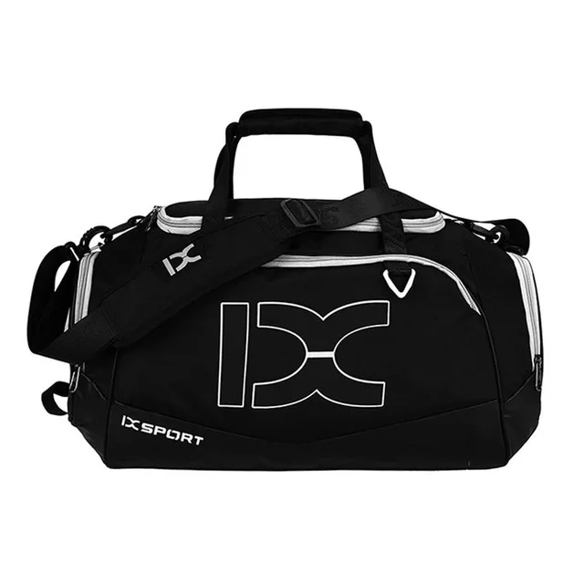 Новинка, спортивная сумка для женщин и мужчин, для фитнеса, на открытом воздухе, для путешествий, сумка через плечо, водонепроницаемая, нейлоновая, спортивная сумка, спортивная сумка, тренировочная 4 - Цвет: gray black