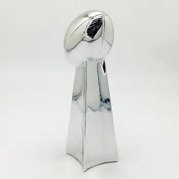 

2018 American Football League Trophy Cup The Vince Lombardi Trophy 24 CM Height replica Super Bowl Trophy Rugby Trophy Nice Gift