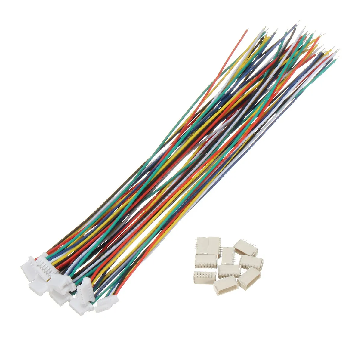 

10 Sets Mini Micro 1.0mm SH 6-Pin Connector Plug With Wires Cables 150mm Connectors