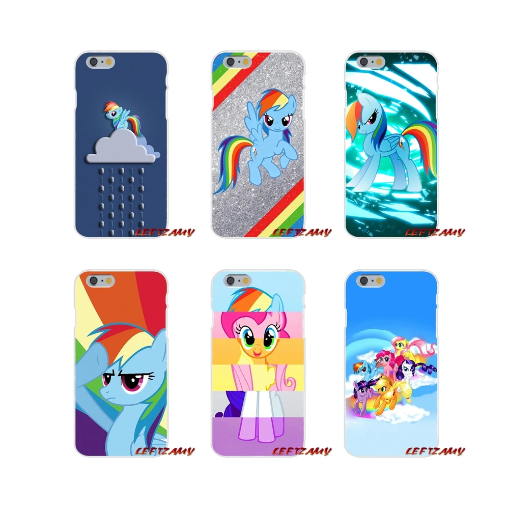 

For Xiaomi Mi6 Mi 6 A1 Max Mix 2 5X 6X Redmi Note 5 5A 4X 4A A4 4 3 Plus Pro my little pony rainbow Transparent Soft Cases Cover