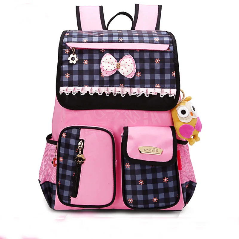 

2018 New Girls School Bags Children Backpack Primary 1-4 Grade Bookbag Orthopedic Princess Schoolbags Mochila Infantil