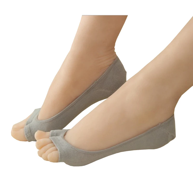 Bittb Women No Show Low Cut Boat Socks Slippers Non Slip Invisible