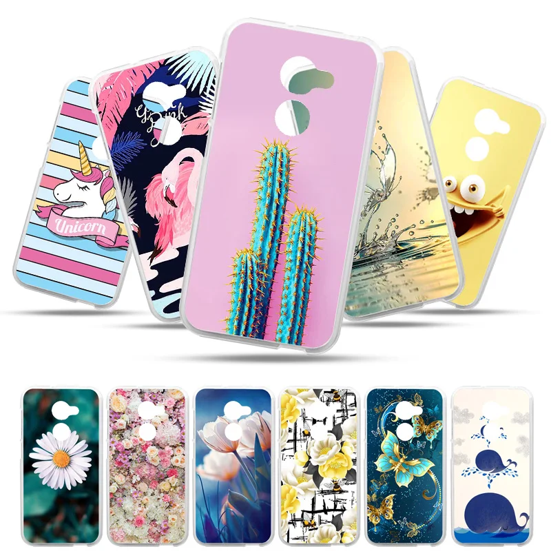 

Bolomboy Painted Case For Vodafone Smart N8 Case Silicone Soft TPU Cases For Vodafone Smart N8 VFD610 Cover Wildflower Animal