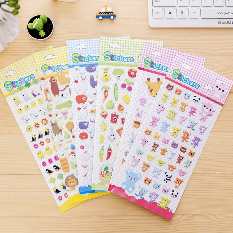 

28 pcs/lot Cartoon Animal stickers Scrapbooking Cute fruit Diary DIY stationery sticker Decoration label school supplies