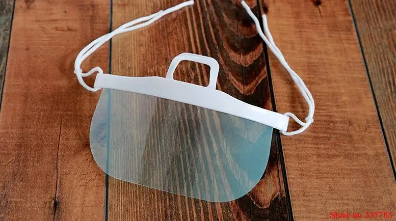 

10pcs A transparent masks anti fog catering Smile Food Beauty salon Hotel plastic kitchen restaurant masks