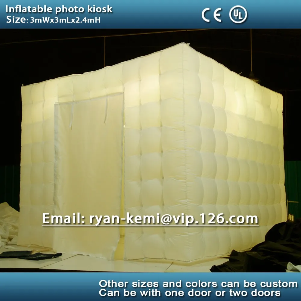LED inflatable photo booth tent