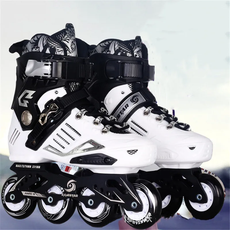 المهنية زلاجات دوارة البالغين مضمنة أحذية التزلج عالية الجودة انزلاق حرة تزلج Patins 4 عجلات رويدس