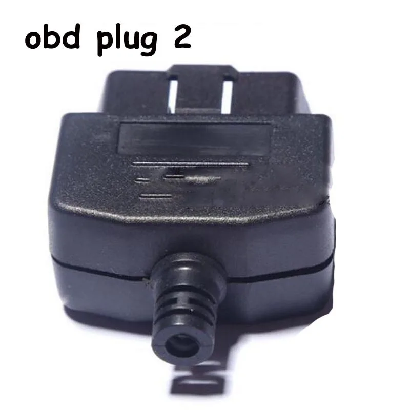 OBD2 16Pin Мужской Женский Разъем адаптер OBD OBDII EOBD J1962 OBD2 16Pin адаптер для проводки 16Pin оболочка 10 шт