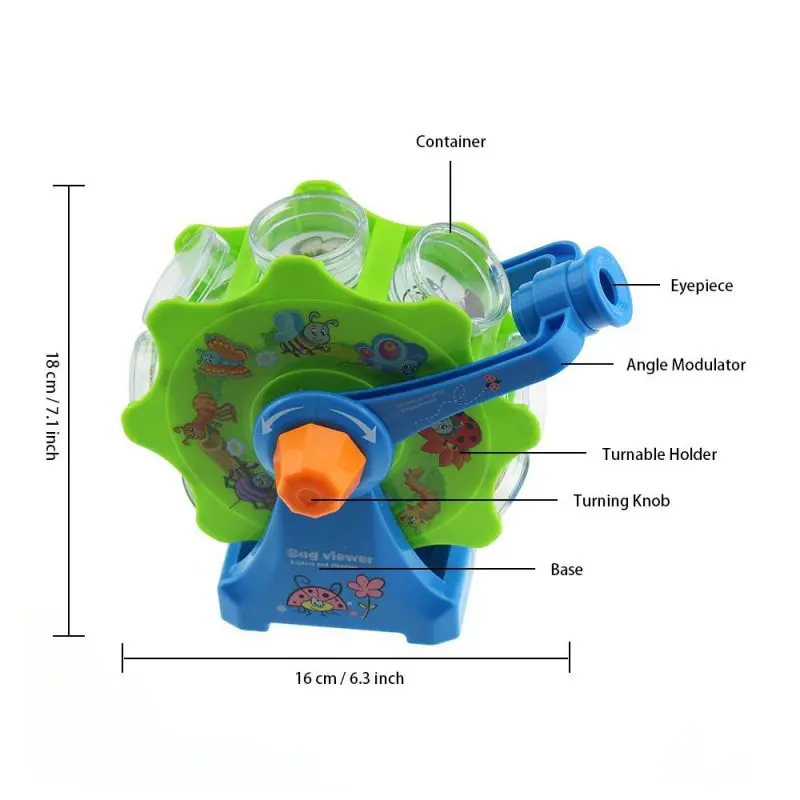 Детское колесо обозрения наблюдение за насекомыми микроскоп жучок, биология, наборы обучающих игрушек