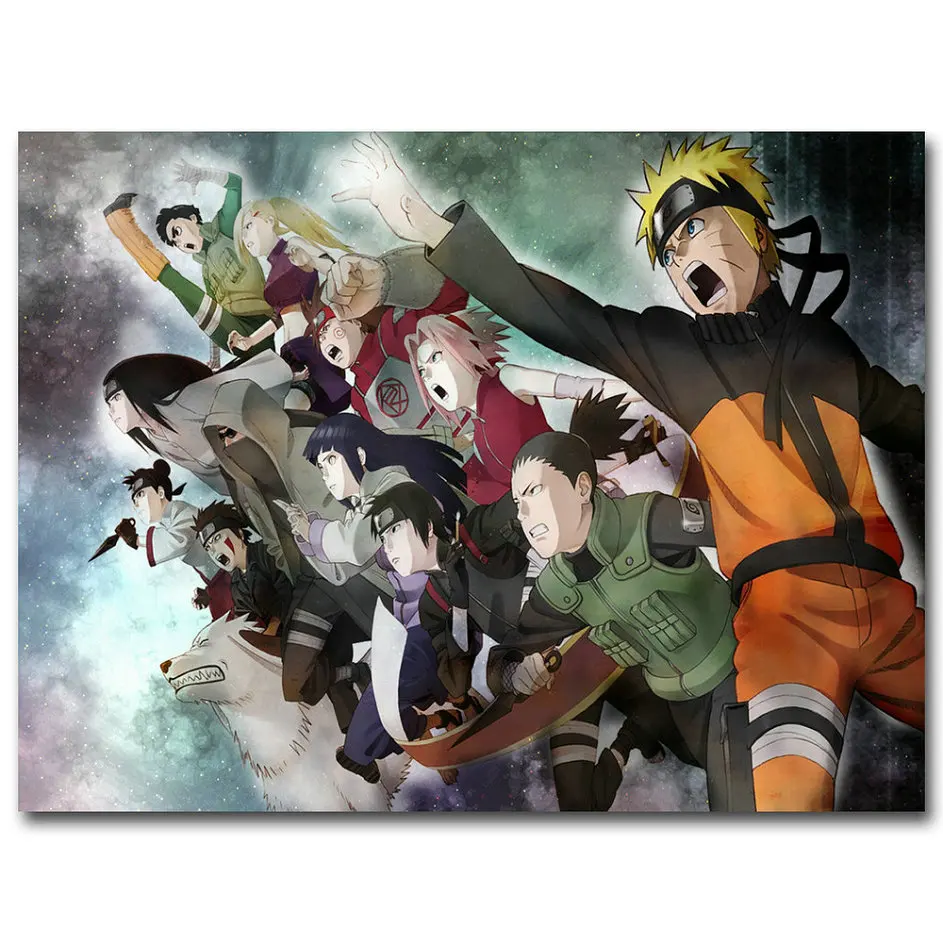 NICOLESHENTING BORUTO-NARUTO Shippuden арт шелковая ткань постер печать 12x18 24x36 дюймов Аниме SASUKE картинки для декора стен 004 - Цвет: Picture 7