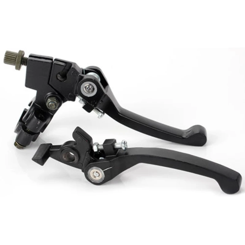 Bifold Foldable Clutches + Brake Lever Handle Kit for 110cc 125cc Pit