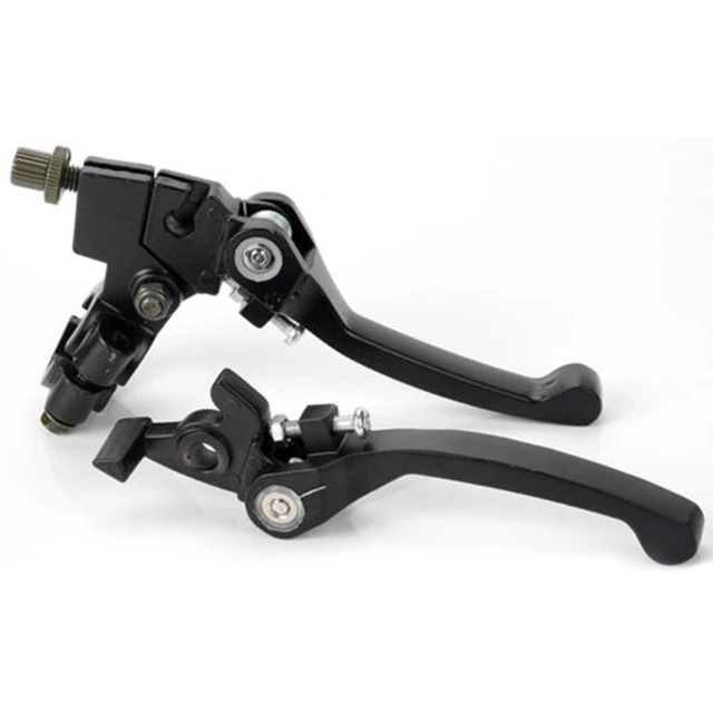 Bifold Foldable Clutches + Brake Lever Handle Kit for 110cc 125cc Pit