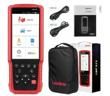 

2019 LAUNCH CRP423 Auto Diagnostic Tool OBD2 Code Reader Scanner Support ENG ABS SRS AT Test Update Version of CRP123