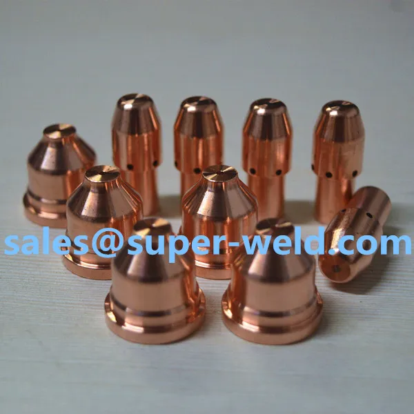 

PT-37 Nozzle 0558004879 1.6mm 20pcs Electrode 0558004875 20pcs per lot for ESAB Plasma Cutting Consumables